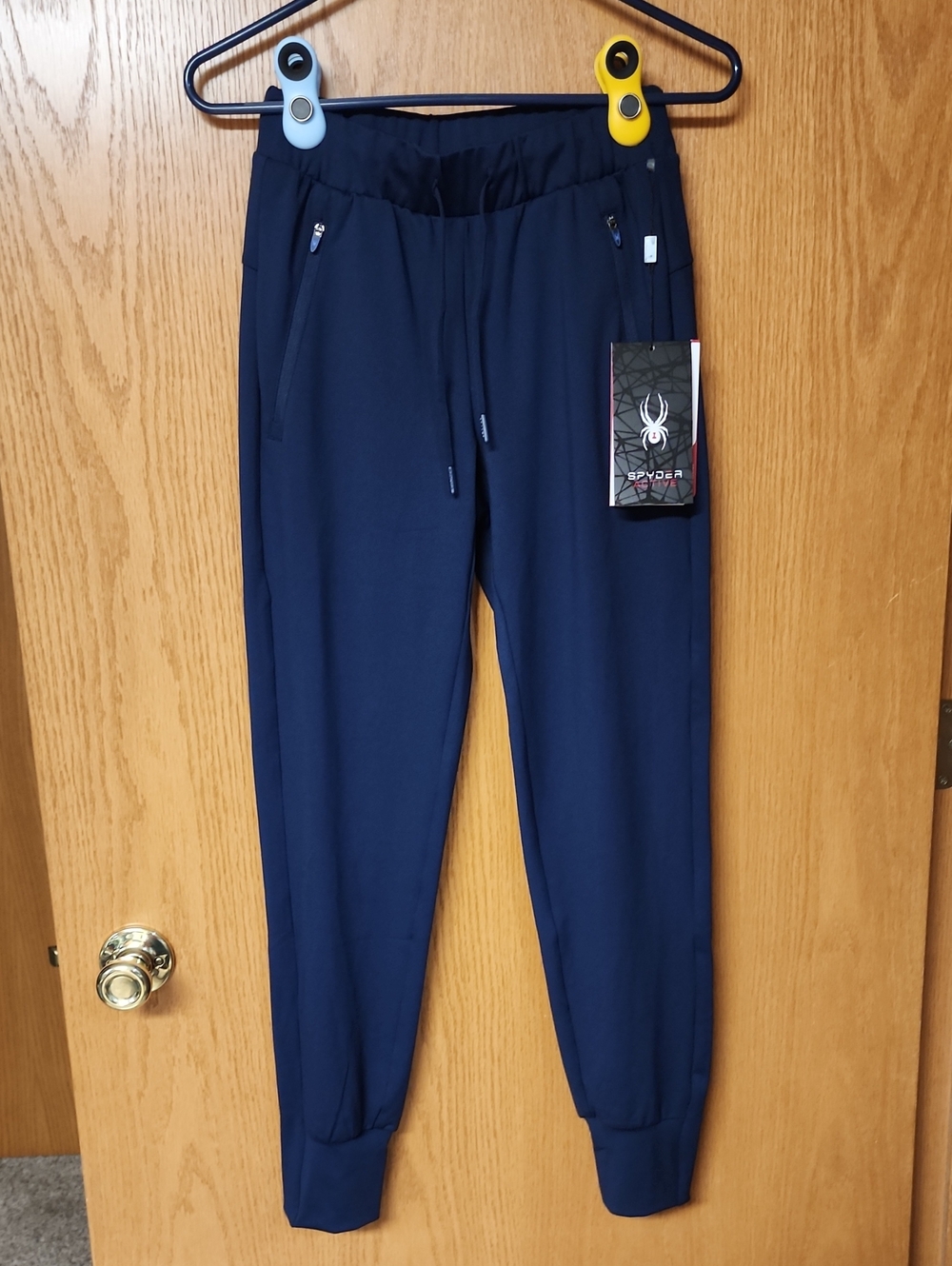 Spyder Womens Navy Blue Performance Jogger Pants Xs number 1041